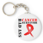 Bad Ass Blood Cancer Survivor Key Chain