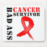 Bad Ass Blood Cancer Survivor Mouse Mats