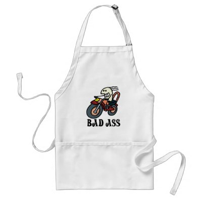 Bad Ass Costume Apron by halloweentreats