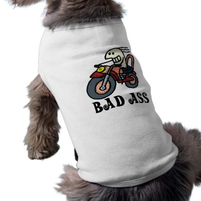 Bad Ass Costume Dog T-shirt by halloweentreats