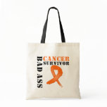 Bad Ass Leukaemia Survivor Canvas Bags