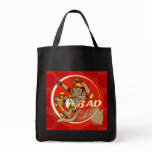 Bad Baby Skateboard Monkey Tote Bags