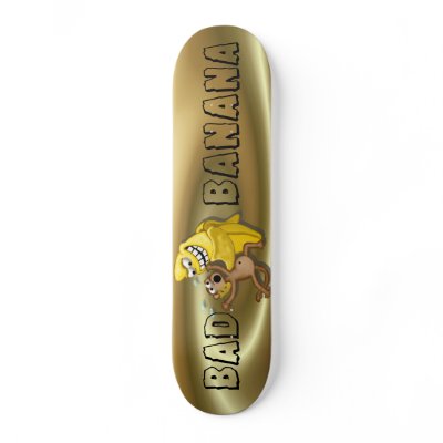 bad banana #2 Skateboard by pattycake