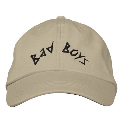 Bad Boys Embroidered Cap Embroidered Baseball Cap by DizzyDebbie