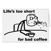 Bad Coffee Cards