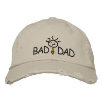 Bad Dad Wear Hat Baseball Cap