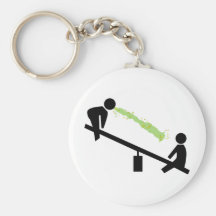 Bad Day at the Playground Key Chains