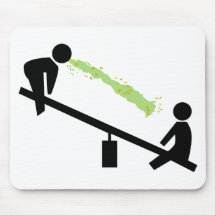 Bad Day at the Playground Mouse Pads