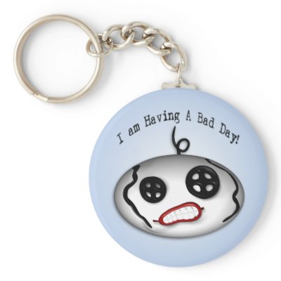 Bad Day Keychain by mariannegilliand