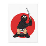Bad Day Ninja Postcard