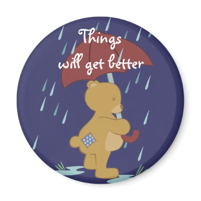 Bad Day Teddybear Magnet by Customizables