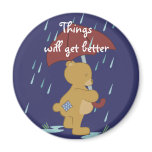 Bad Day Teddybear Magnet