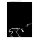 Bad Dog X-Ray Skeleton in Black & White