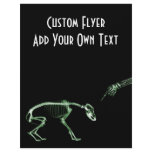Bad Dog X-ray Skeleton in Green