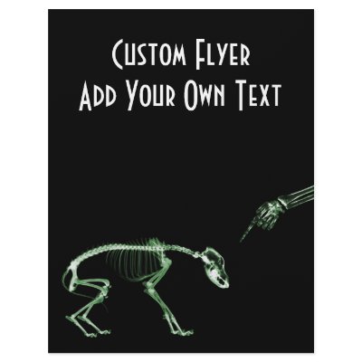 Bad Dog X-ray Skeleton in Green by VoXeeD