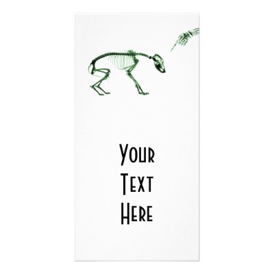 Bad Dog X-ray Skeleton in Green by VoXeeD