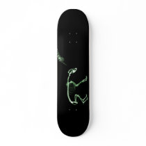 Bad Dog X-ray Skeleton in Green