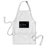 Bad Dog Xray Skeleton Black Blue aprons