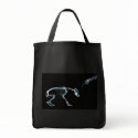 Bad Dog Xray Skeleton Black Blue bags