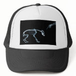 Bad Dog Xray Skeleton Black Blue hats