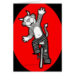 Bad Evil Monkey Riding Unicycle