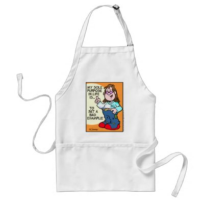 Bad Example Aprons by Kasey_and_Company