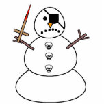 Bad Frosty photo sculptures