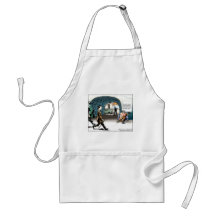 "Bad Guitarist" Funny Cartoon Gifts & Collectibles Aprons
