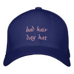 bad hair day hat embroidered hats