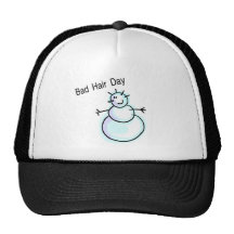 Bad Hair Day Snowman Hat
