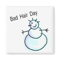 Bad Hair Day Snowman