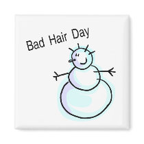 Bad Hair Day Snowman
