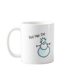 Bad Hair Day Snowman mugs