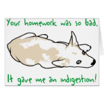 Bad Homework Card