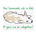 Bad Homework Postcard