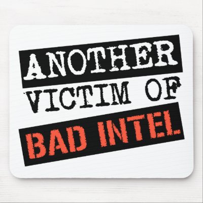 BAD INTEL Mousepad by cubiclewars