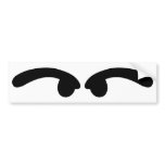 bad looking eyes bumper stickers