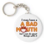 Bad Mouth keychain