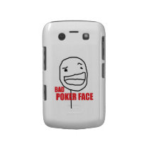 Bad Poker Face Blackberry Cases