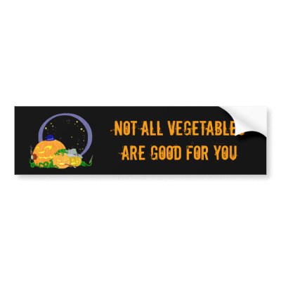 Bad pumpkins bumper stickers by Boogybunny