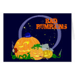 Bad pumpkins card