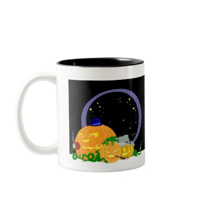 Bad pumpkins coffee mugs by Boogybunny
