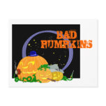 Bad pumpkins postcards