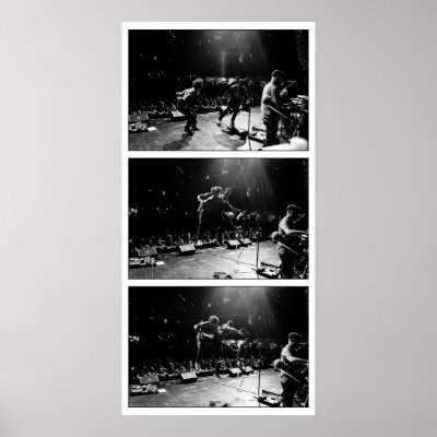Bad Rabbits Boston Jump Print by mikecaffrey