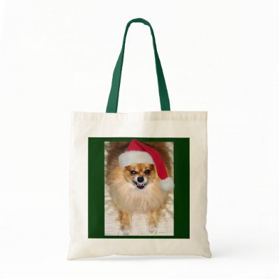 Bad Santa Christmas Bag by sequindreams