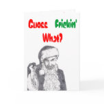 Bad Santa Christmas Card