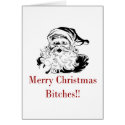 Bad Santa Christmas Card