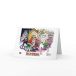 Bad Santa Christmas Card