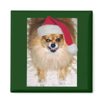 Bad Santa Christmas magnet
