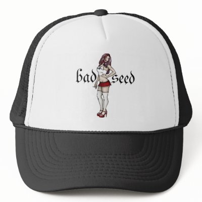 bad seed girl mesh hats by badgorilla